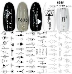  Körömmatrica - F635