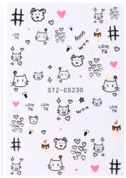  Körömmatrica - STZ-CS230 cica