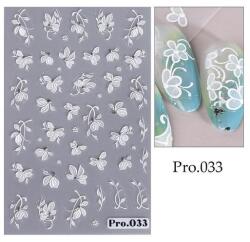  Körömmatrica - Pro. 033 virág