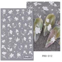  Körömmatrica - Pro. 012 virág