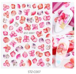  Körömmatrica - STZ-C007 virág