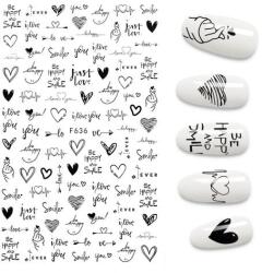  Körömmatrica - F636 LOVE