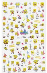  Körömmatrica - F346 Spongyabob