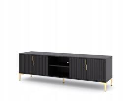 WIPMEB Rtv szekrény Flinn FL01 165 cm Fekete Fekete matt - modern Tv szekrény (PUFLTV40CCCMZZ5020)