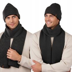  Férfi Sapka Szett Téli Sál Meleg Divatos Lengyel gyártás 003 -02