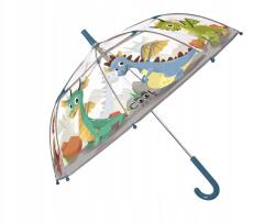 Perletti Gyerek fényvisszaverő átlátszó esernyő Perletti Cool Kids "Sárkányok", 15669