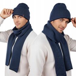  Férfi Sapka Szett Téli Sál Meleg Divatos Lengyel gyártás 003 -12