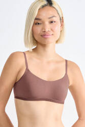 Sloggi Organic GO Daily Cotton TOP összekapcsolás nélküli soft melltartó, barna, L