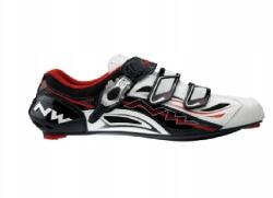 Northwave Pedálos cipő Northwave Typhoon Evo Sbs országúti méret 42 white black (80131004 51)
