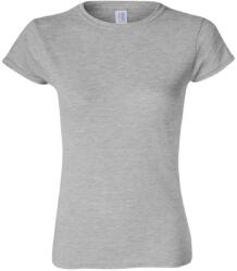 Gildan Női Soft Style rövid ujjú póló XL szürke