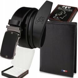 Beltimore Férfi bőr pénztárca szett öv nagy Beltimore (A21d45)