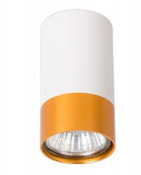 Masterled Felületre szerelhető halogéncsöves spotlámpa GU10, kerek, fehérarany, Klemens Masterled (LVTLAM0908)