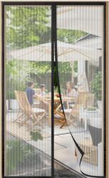  Mágneses szúnyogháló erkélyajtóra 95x205 cm Fekete fúrás nélkül (B0DP7RBZZG)