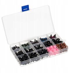 MAALEO nagyméretű javítókészlet plüssállatok szeméhez és orrához 560 darabos (00025761)