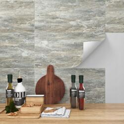  Öntapadós Vinil Csempe 30x60cm Vízálló Pvc 15 db Szürke Márvány (B0BV2P6DV3)