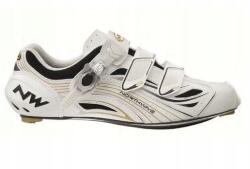 Northwave Typhoon Woman Carbon országúti cipő 38-as méret white black gold (80121005 56)