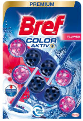Bref WC illatosító 2 x 50 g golyós Color Aktiv Bref Fresh Flowers (24076468) - iroda-ellatas