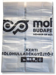 Szemeteszsák/zöldhulladék gyűjtő zsák biológiailag lebomló 120 liter 10 db/tekercs (1015122) - iroda-ellatas