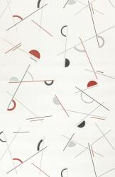 Rasch Bordó-fekete modern mintás tapéta (639940) (639940) - allegro