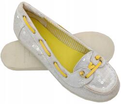  Női Papucs Pepegi Balerina Cipő Bebújós Slip On Fehér 36 MODELL: 111 (BUTY MOKASYNY 111)