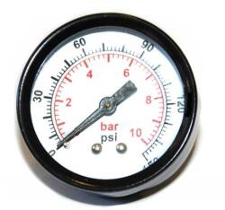  Nyomásmérő - manométer 0-10bar, alsó menet: 1/8 (Y40-1)