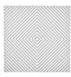  Moduláris padló Csempe puzzle 40x40 Garázs Autó Padló Műhely Fehér (PP8White)