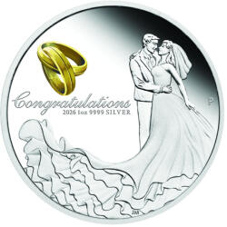  Esküvő 2026 - 1 Oz - ezüst érme