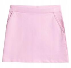 4F Lány kötött szoknya rózsaszín zsebekkel 140CM (HJL22-JSPUD001_56S-140)