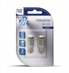 m-tech 181 416_B Led P21W Autós Izzó 21W 12V 18xSMD5730 2 Db