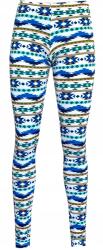  Mintás Klasszikus Női Török Leggings Színes Lábszármelegítő Kék S (LEGGINSY ZERDA D)
