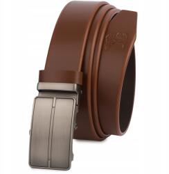 Beltimore Öv férfi bőr nadrág automata elegáns prémium bőr Beltimore (A55brown_120)