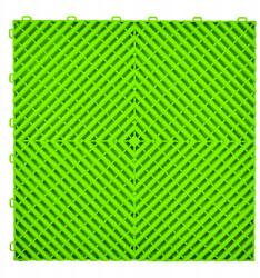 Moduláris padló Csempe puzzle 40x40 Garázs Autó Padló Műhely Zöld (PP8LightGreen)