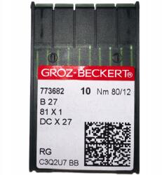 Groz-Beckert Varrógéptűk Beckert Overlock Éles B27 DCx27 80/12R (B27 DCx27 80/12R)