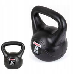 Enero Kettlebell 8 kg fekete Enero Fit kompozit súlyzó erősítő edzéshez (5902600250630)