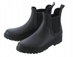  Női gumicsizma bokacsizma gumicsizma Chelsea kerti cipő fekete 38 (4052916119921)
