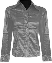  Női Blúz Ifjúsági Ing Hosszú Ujjú Világos Szürke 36 S MODELL: 1129E (MODEL:1129E)