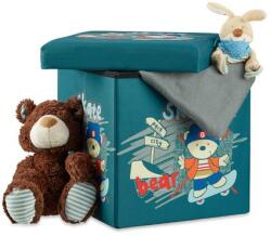  BEAR" Összecsukható Gyerek Puff, Tárolóval