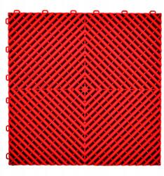  Moduláris padló Csempe puzzle 40x40 Garázs Autó Padló Műhely Piros (PP8Red)
