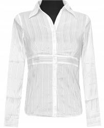  Női Blúz Ing Hosszú Ujjú Póló Pamut Fehér 42 XL MODELL: 10101 (10101)