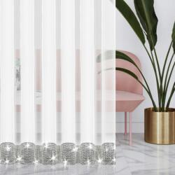  Klasszikus fátyolfüggöny strasszokkal a hálószoba nappalijába 250x300 (L 184)