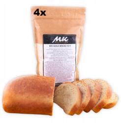 MK Nutrition 4x600g Keverék Mk Gold Bread MIX Keto kenyér palacsinta gofri pizza sütemény