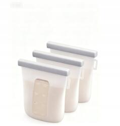  Ételtároló és fagyasztó tasak, 240 ml, 3 db (Woreczki do przechowywania)