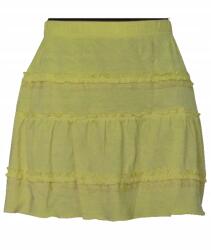  Gyerek Szoknya Pamut Szoknya Bézs 134 (SPÓDNICZKA DZIECIĘCA Z FALBANKAMI K2)