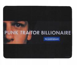 Egérpad Puha Fekete 20 x 15 (PUNK TRAITOR BILLIONAIRE)