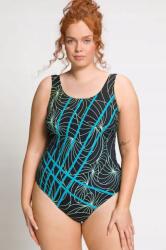 Ulla Popken Egyrészes Fürdőruha Csíkos méret 48