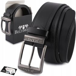Beltimore Öv férfi öv 4cm széles klasszikus fekete Beltimore farmer (E01_130)