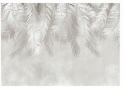 Wallarena Fotótapéta Pálmalevelek 3D Beton Hálószoba Nappali Falikép 368x254 (Fototapeta Do Sypialni Salonu 13934V8)