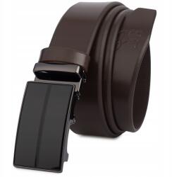 Beltimore Öv férfi bőr nadrág automata elegáns prémium bőr Beltimore (A14darkbrown_85)