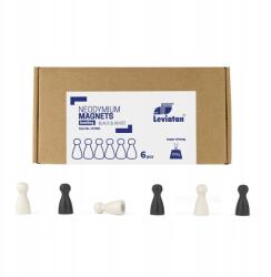Leviatan Neodímium Mágnesek Tekegő Vegyes Fekete És Fehér 6 Db