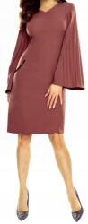 Bergamo Ruha Rövid Térd Alá Érő Tunika Hosszú Ujjú Barna M 38 MODELL: 603